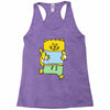 meow is running Racerback Tank