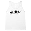 evolution of snooker or pool ape to player mens black new t shirt top Tank Top