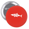 Momma Shark Pin-back button