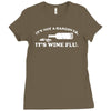 it's not a hangover it's wine flu Ladies Fitted T-Shirt