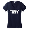 i'm still in beta computers programmer Women's V-Neck T-Shirt
