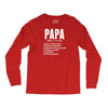 Papa Noun Definition Long Sleeve Shirts
