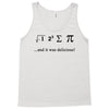 i ate sum pi t shirt s m l xl 2xl 3xl funny nerdy geeky college awesom Tank Top