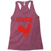 huge cock Racerback Tank