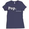 pop Ladies Fitted T-Shirt
