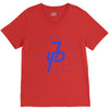 jake paul blue V-Neck Tee