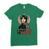 i want you to rebel Ladies Fitted T-Shirt