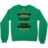 Super Cool Father Of A Freaking Awesome Son Crewneck Sweatshirt
