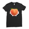 peach t Ladies Fitted T-Shirt