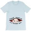 October Peeking Out Baby Boy T-Shirt