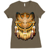 native owl Ladies Fitted T-Shirt