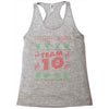 team 10 ugly christmas Racerback Tank