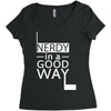 nerdy in a good way 2 Women's Triblend Scoop T-shirt