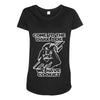 come to the dark side we have cookies funny Maternity Scoop Neck T-shirt