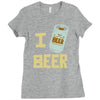 i beer beer Ladies Fitted T-Shirt