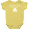 sql query funny Baby Onesie