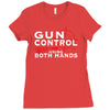 limited edition gun control Ladies Fitted T-Shirt
