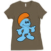 mr (2) Ladies Fitted T-Shirt