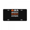 obsessive halloween disorder License Plate
