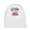 straight outta arkham Baby Beanies