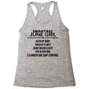 Smartass June Girl Racerback Tank