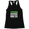 Vegan Because Plant Powered Badass Was Not an Offical Tittle Racerback Tank