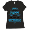 The Best Poppy Was Born In September Ladies Fitted T-Shirt