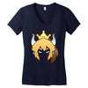 bowsette meme Women's V-Neck T-Shirt