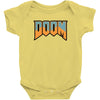 Wtf Doom Black Stroke Baby Bodysuit