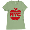 nyc big apple Ladies Fitted T-Shirt