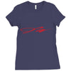 jake paul signature red Ladies Fitted T-Shirt
