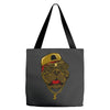 dog hip hop style Tote Bags