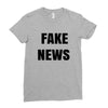 fake news Ladies Fitted T-Shirt