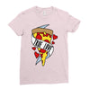 true love pizza 2 Ladies Fitted T-Shirt