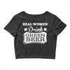 real women drink green beer Crop Top