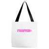 fighter breast cancer Tote Bags