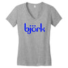 bjork Women's V-Neck T-Shirt