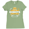 vote robots Ladies Fitted T-Shirt