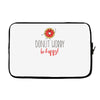 donut worry, be happy Laptop sleeve