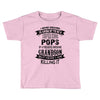 Super Cool Pops Of A Freaking Awesome Grandson Toddler T-shirt