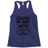 Dear Auntie, Thanks For Being My Aunt Racerback Tank