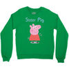 peppa pig sister pig Crewneck Sweatshirt