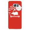 never give up on dreams ladies fitted Samsung Galaxy S7