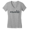 mom life svg Women's V-Neck T-Shirt