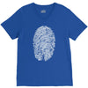 fingerprint V-Neck Tee