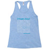 i Found Jesus Racerback Tank