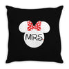 Mr. and Mrs. Matching Throw Pillow