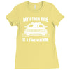 my other ride is a time machine Ladies Fitted T-Shirt