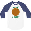orange uglad 3/4 Sleeve Shirt