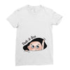 Peek a Boo Ladies Fitted T-Shirt
